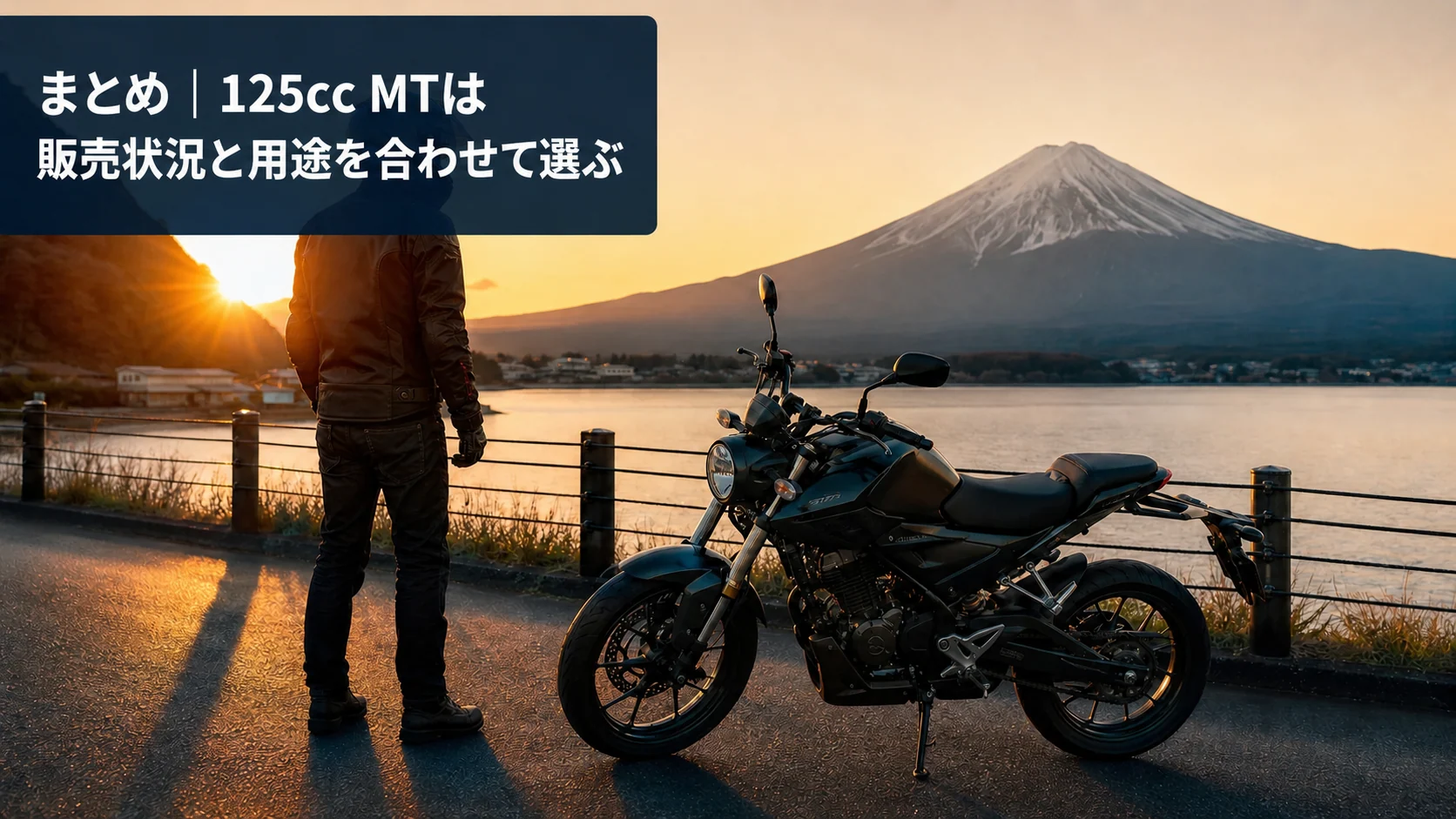 自分に合う125cc MTバイクを選んだライダーのイメージ