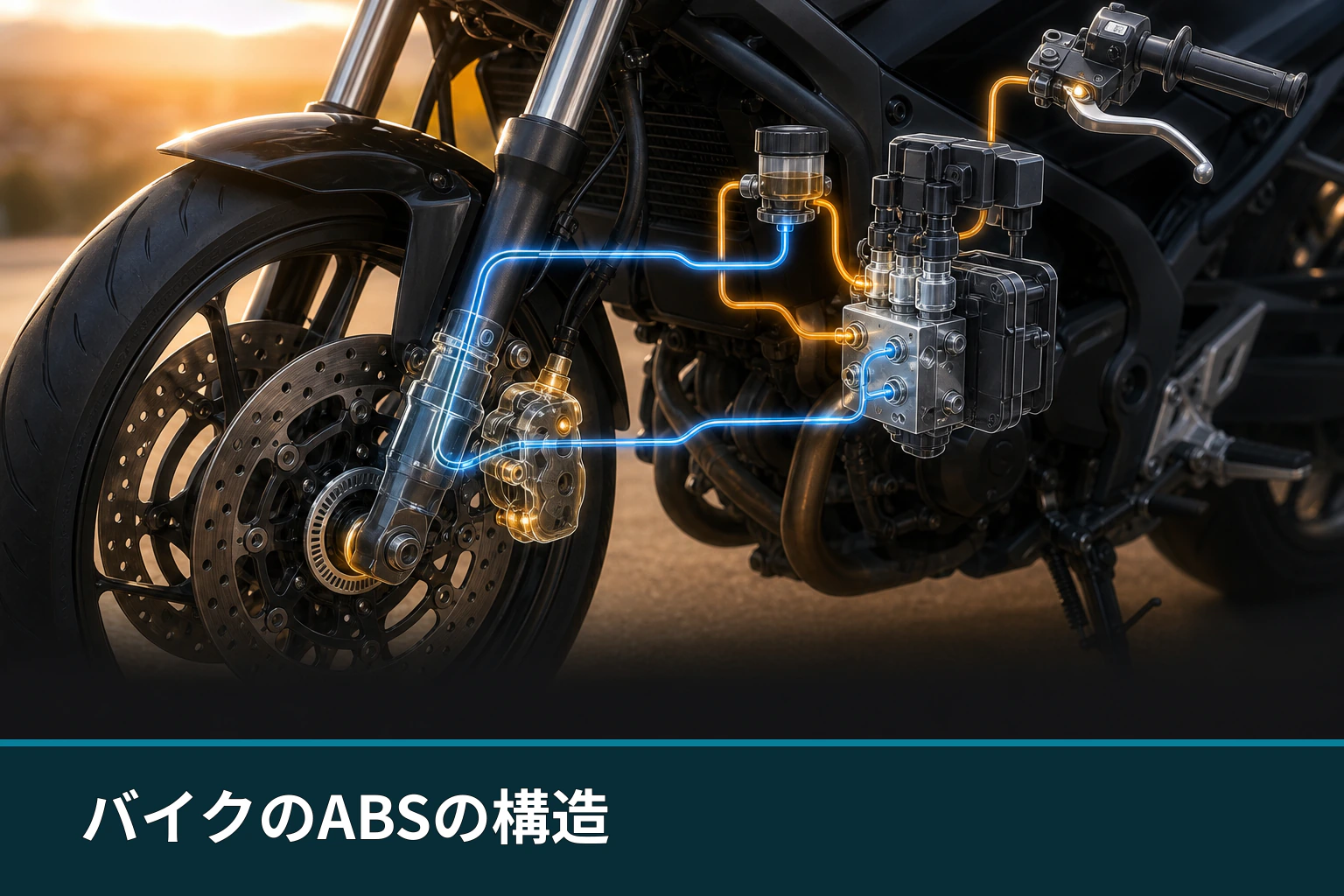 バイクのABSの構造