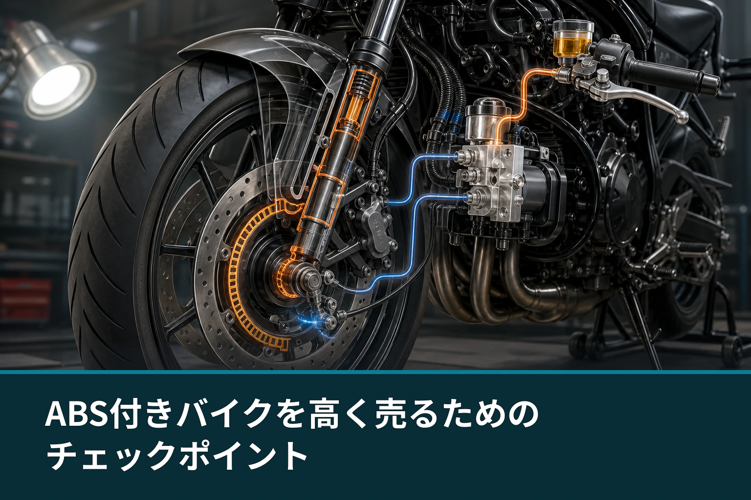 ABS付きバイクを高く売るためのチェックポイント