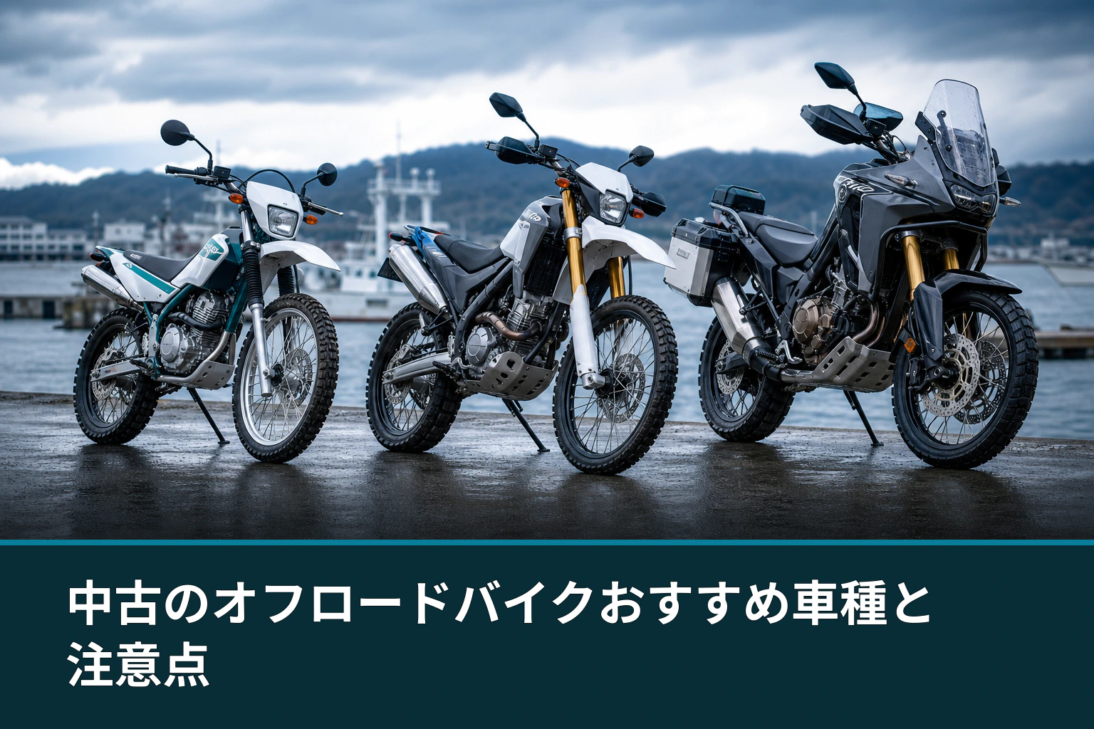 中古のオフロードバイクおすすめ車種と注意点
