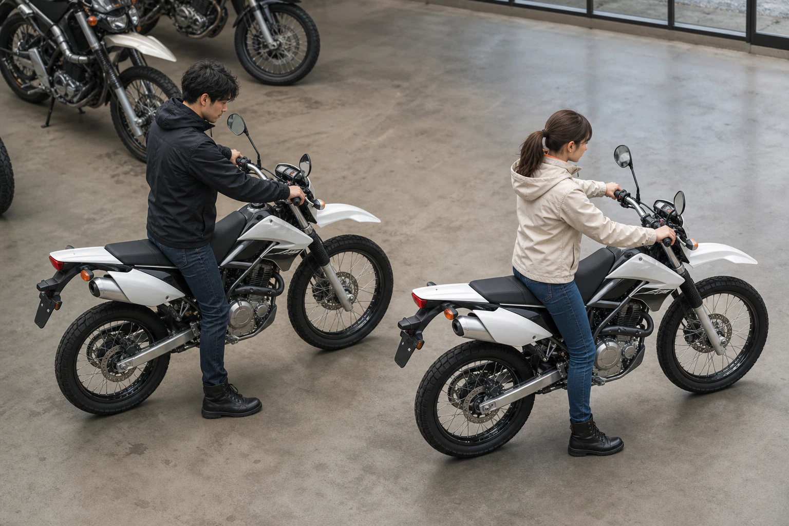 街乗り向けオフロードバイク：カワサキ Dトラッカー125