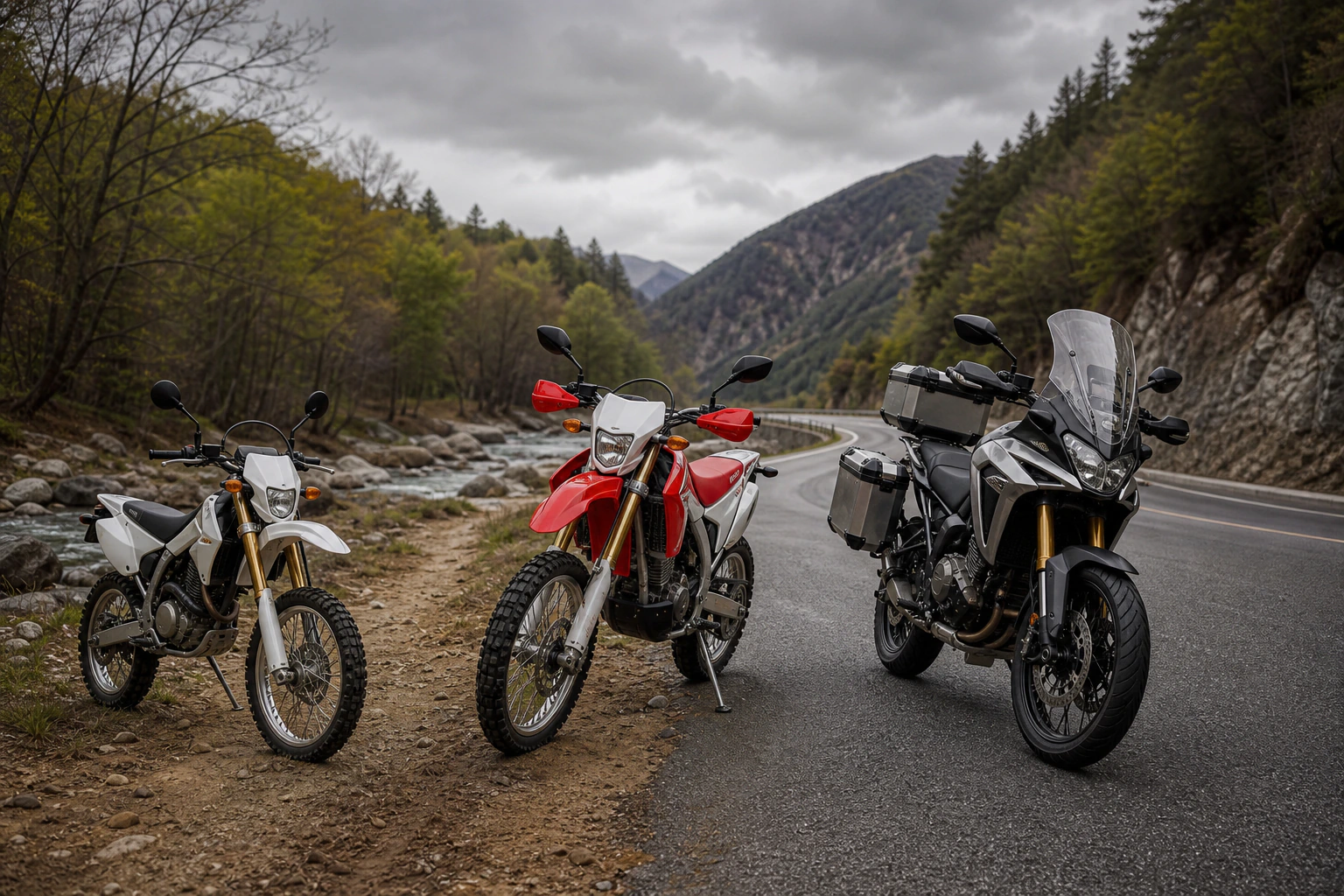 中古のモタード系オフロードバイク：ホンダ XR400モタード