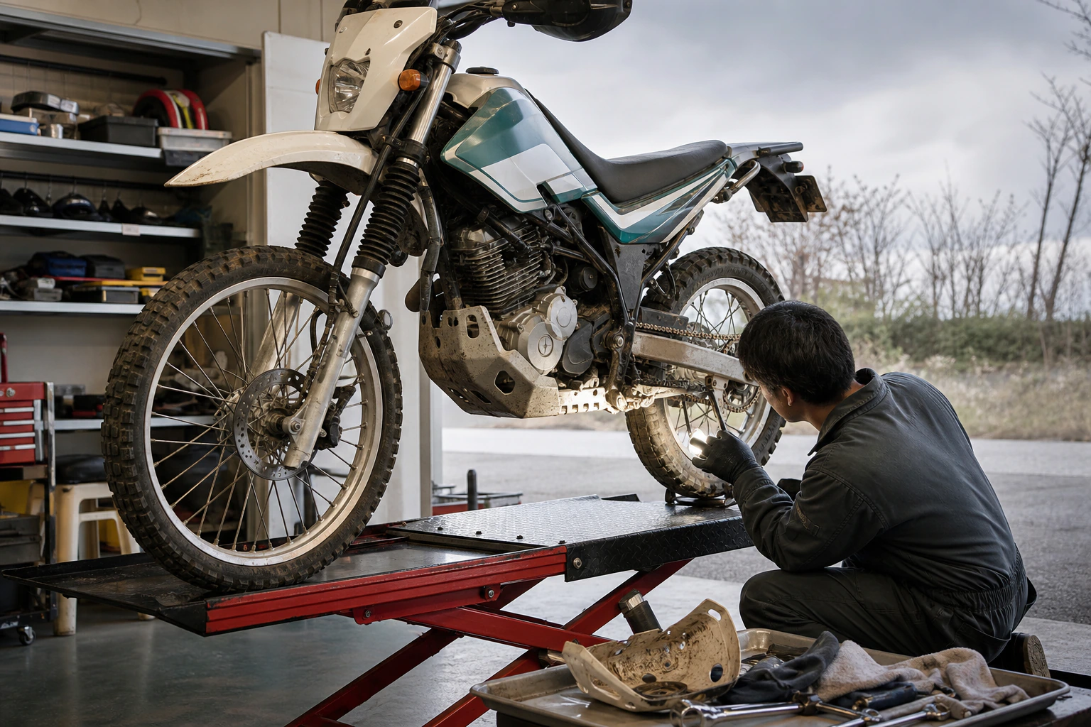 SEROW250は生産終了を前提に状態を比べる