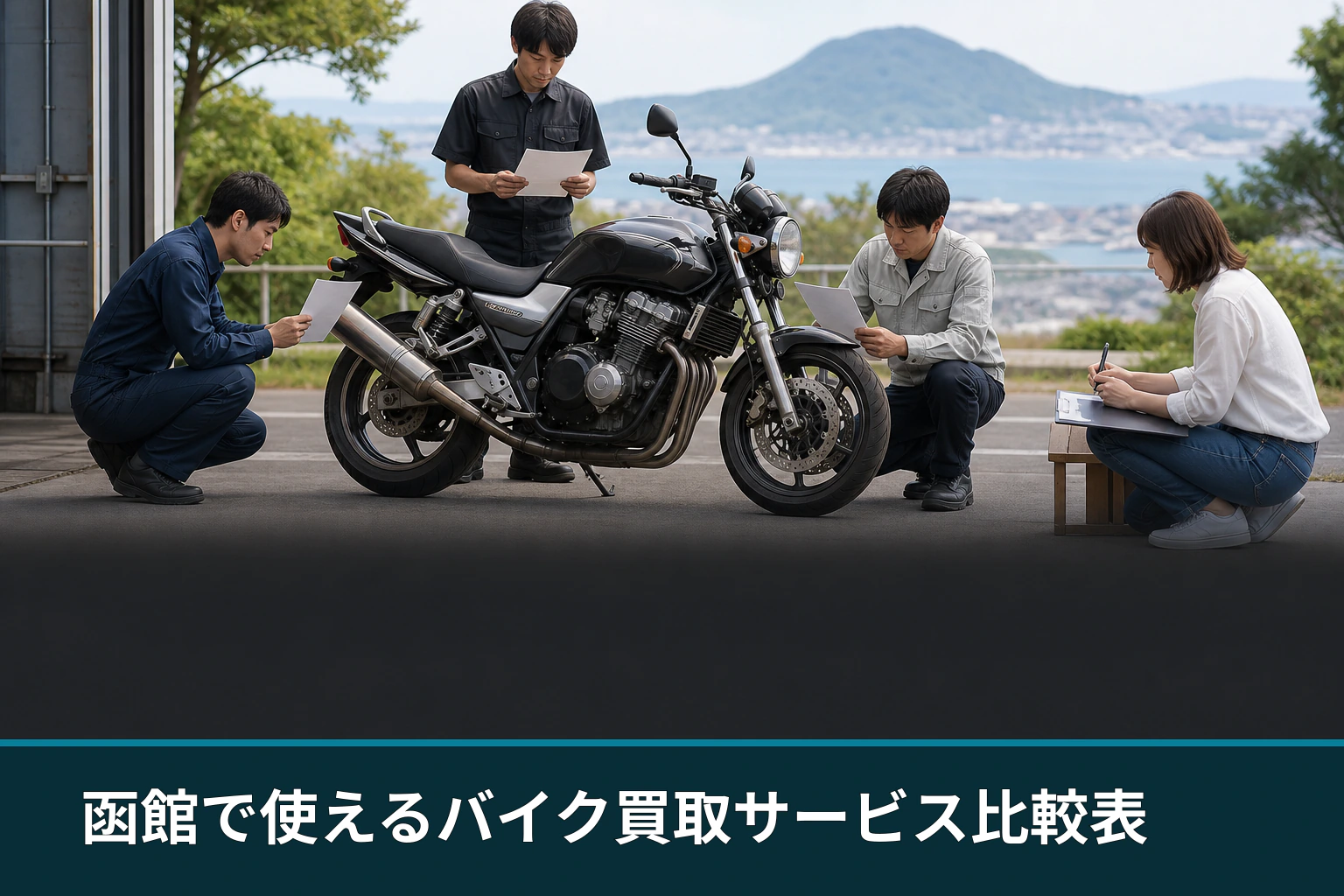 函館で使えるバイク買取サービス比較表