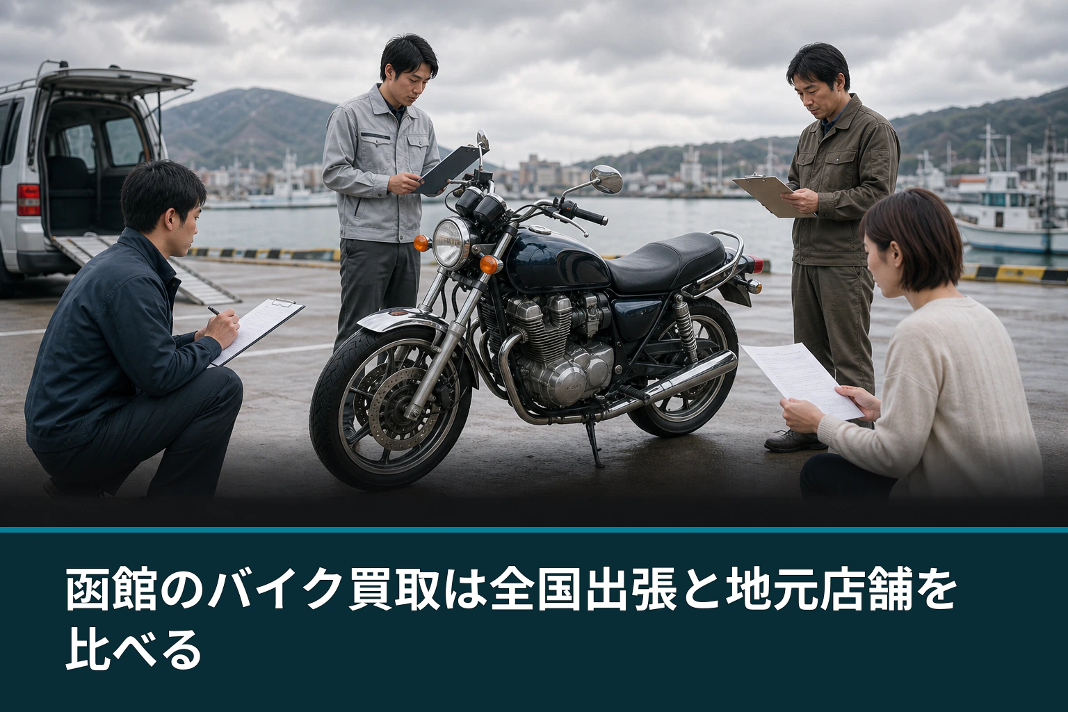 函館のバイク買取は全国出張と地元店舗を比べる