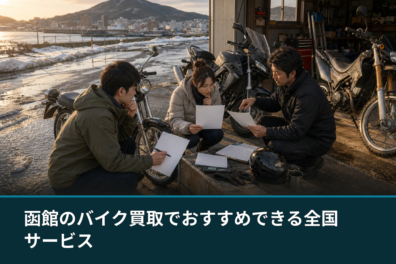 函館のバイク買取でおすすめできる全国サービス