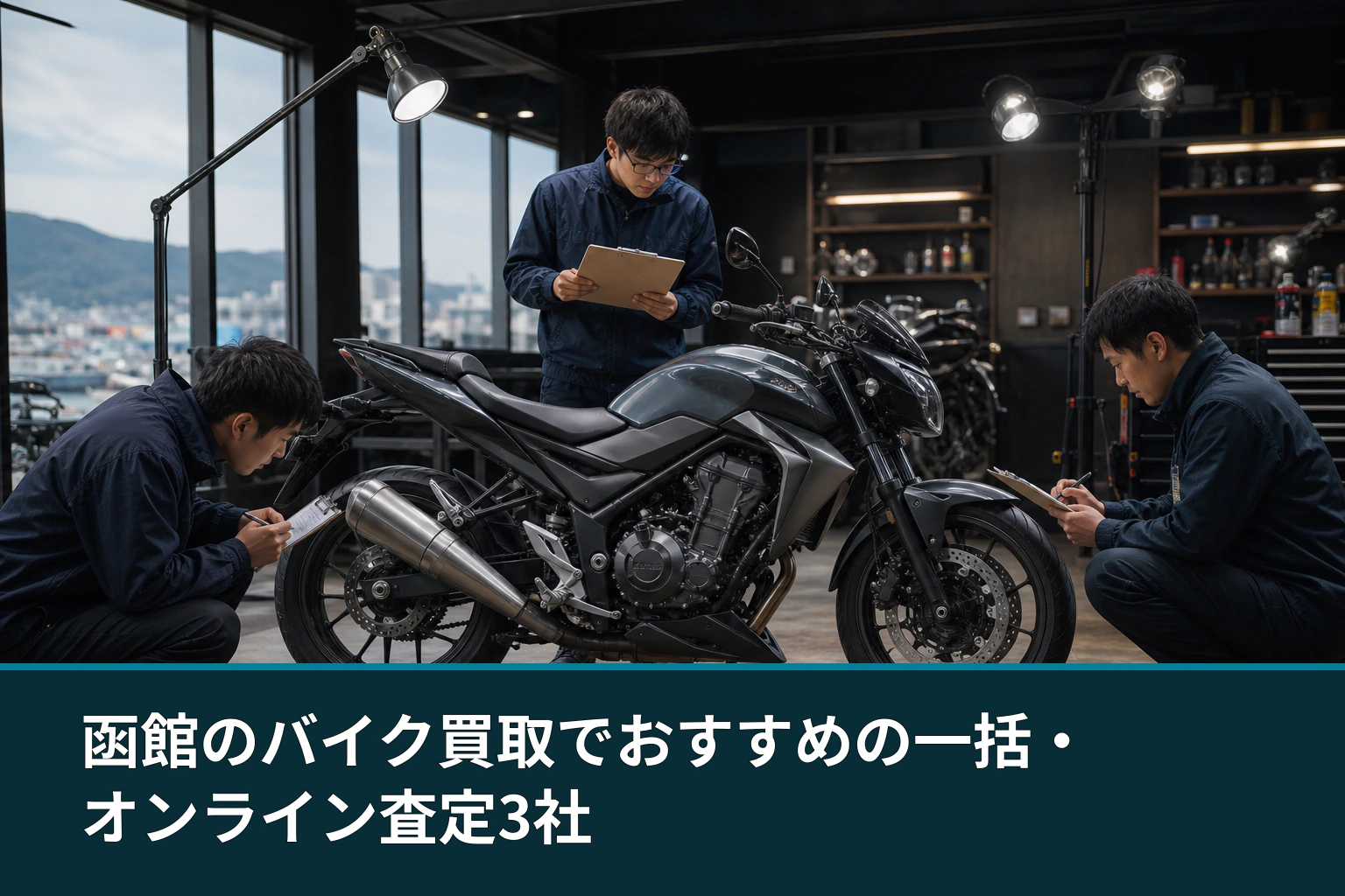 函館のバイク買取でおすすめの一括・オンライン査定3社