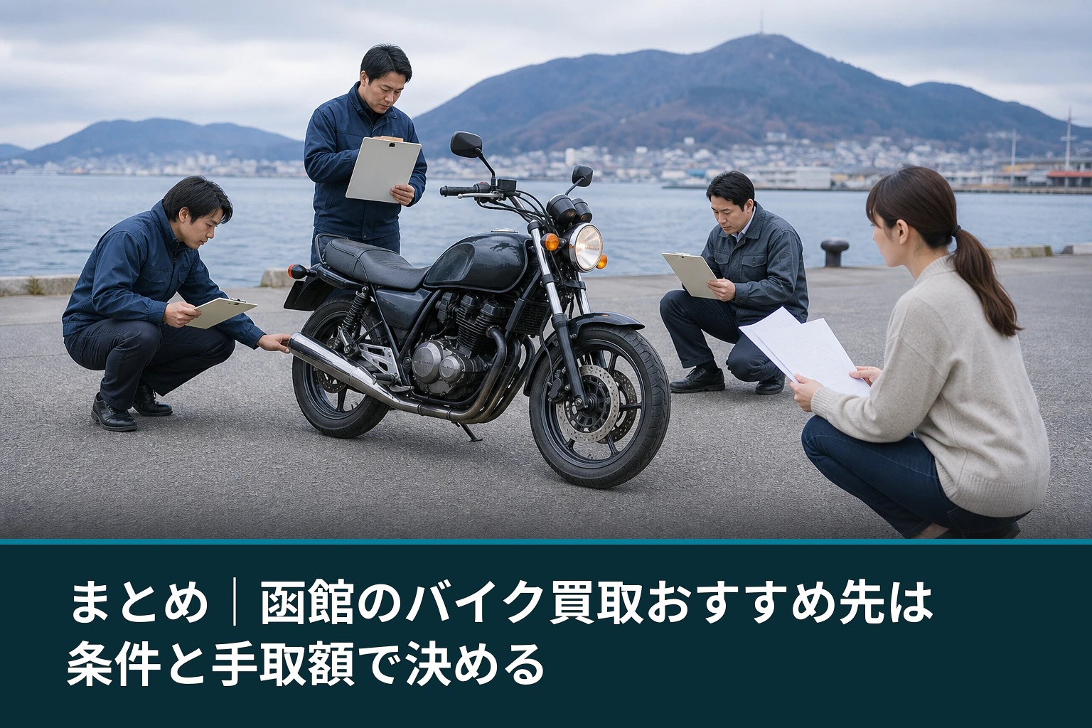 まとめ|函館のバイク買取おすすめ先は条件と手取額で決める
