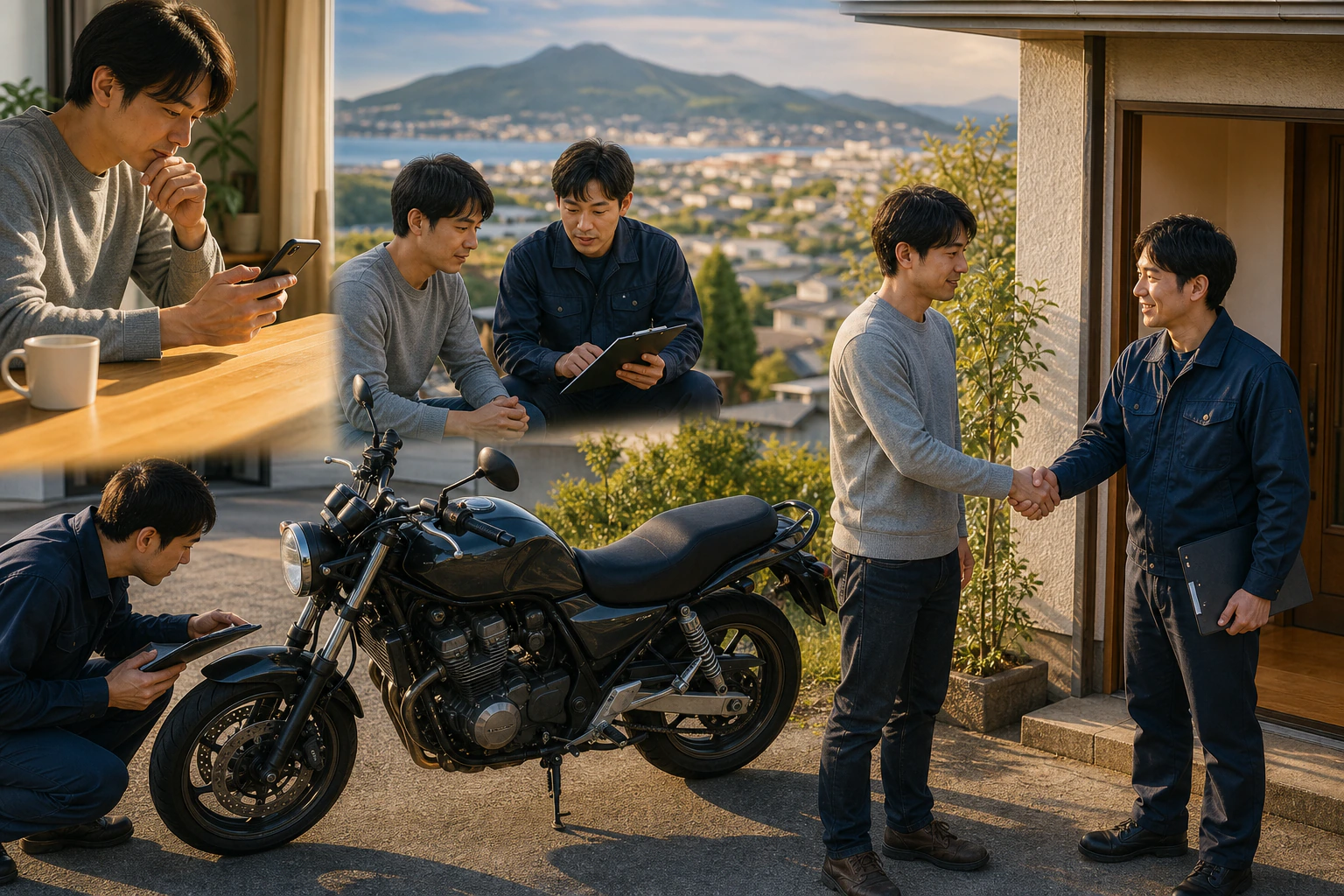 函館の郊外でもバイク買取を依頼できますか