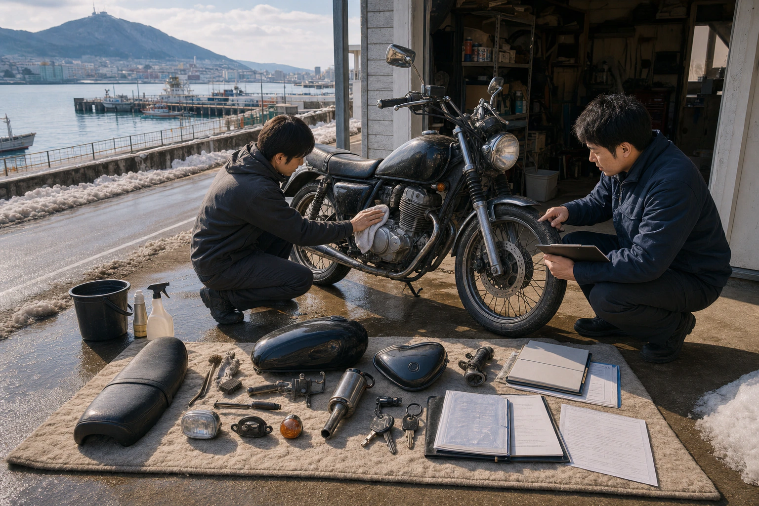 函館で不動車や車検切れバイクも売れますか
