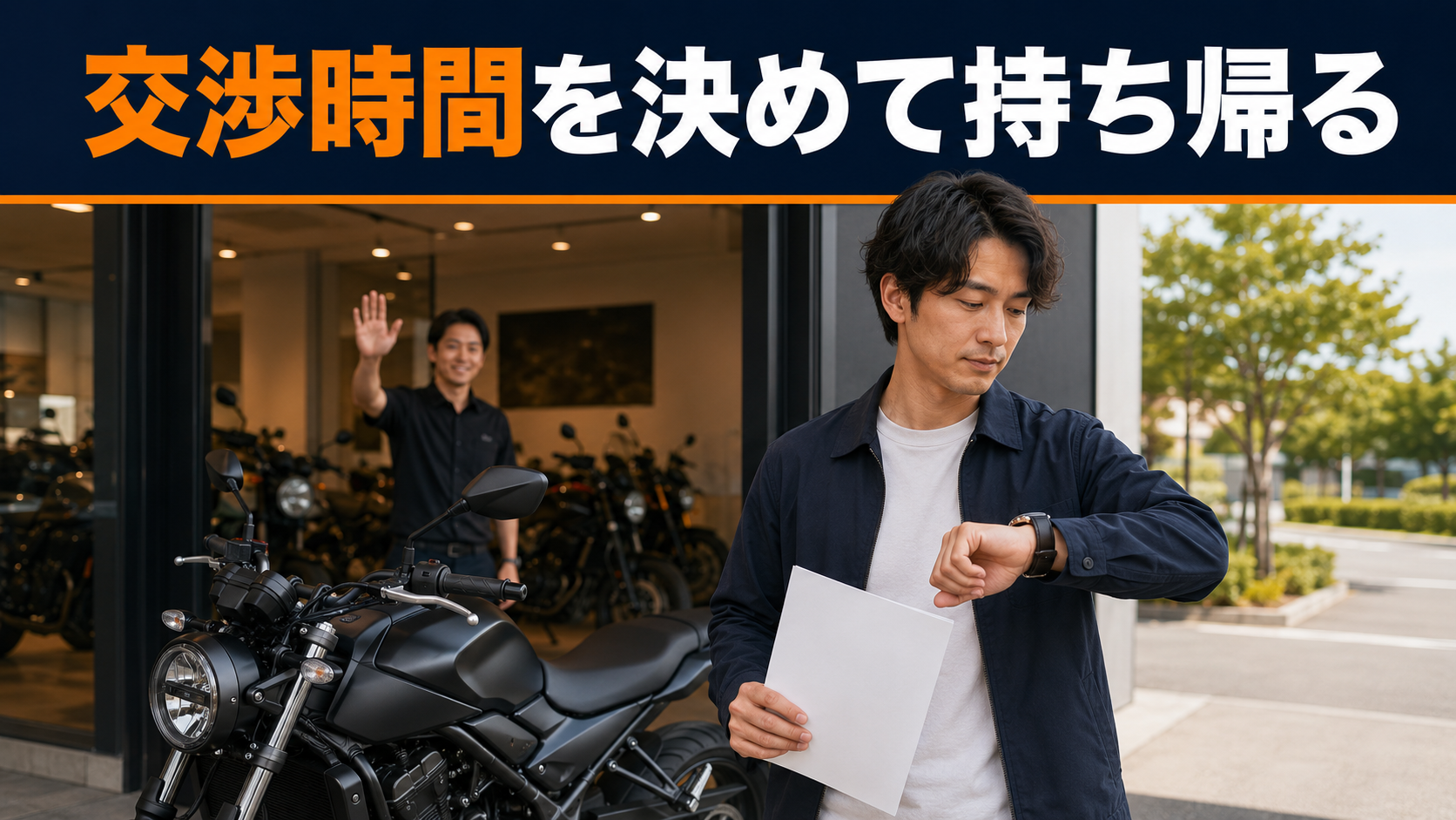 交渉時間を決めて持ち帰る