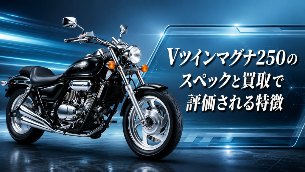 Vツインマグナ250買取価格相場と高額査定の方法|年式・走行距離 Vツインマグナ250買取価格相場と高額査定の方法|年式・走行距離