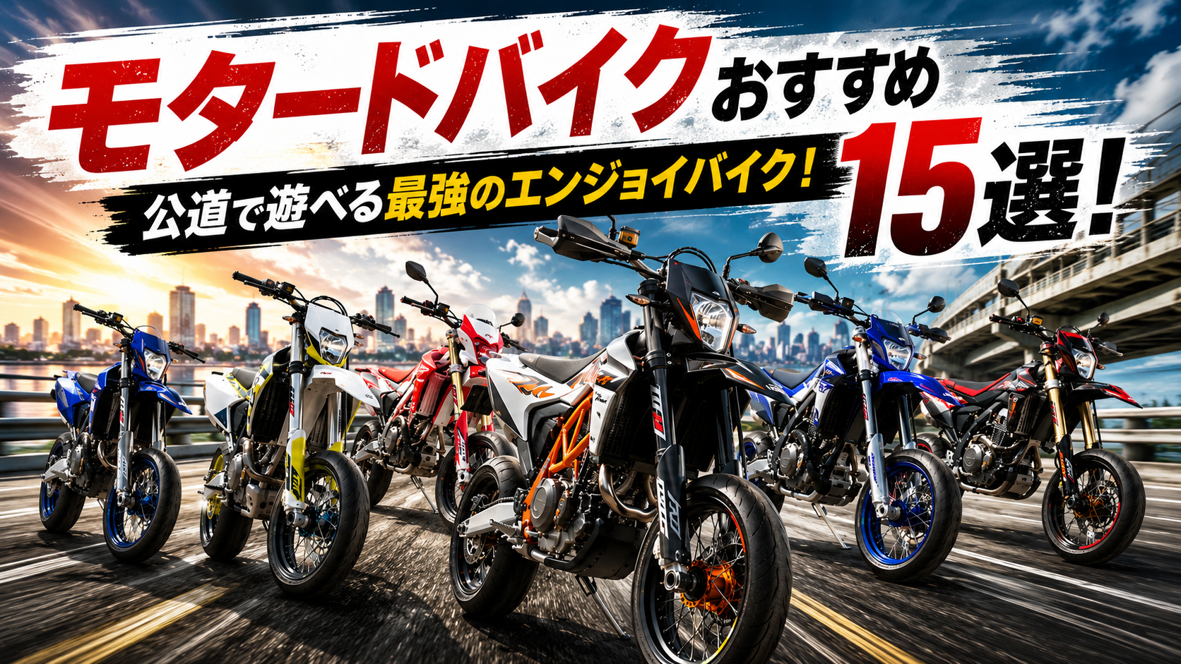 モタードバイクおすすめ15選!公道で遊べる最強のエンジョイバイク!