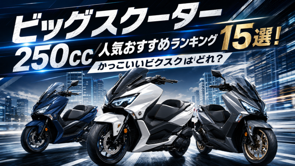 ビッグスクーター250cc人気おすすめランキング15選！かっこいいビクスクはどれ？