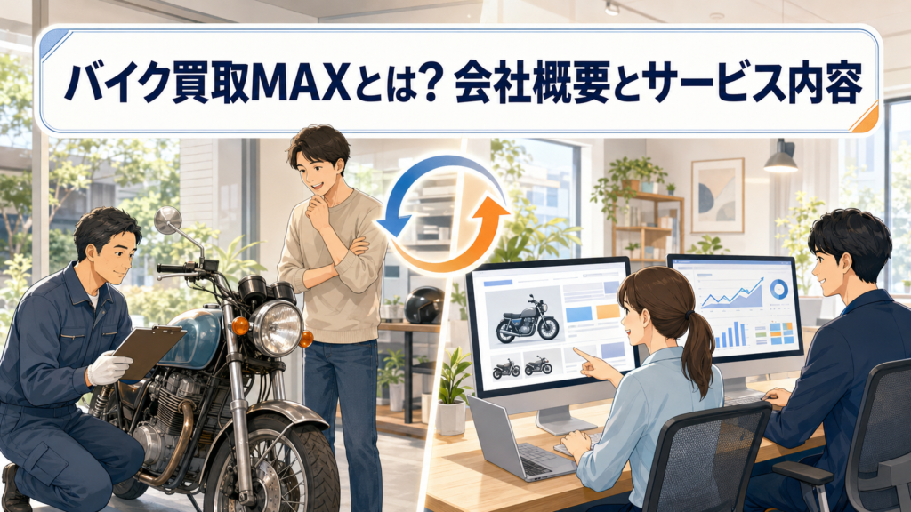 バイク買取MAXとは？会社概要とサービス内容