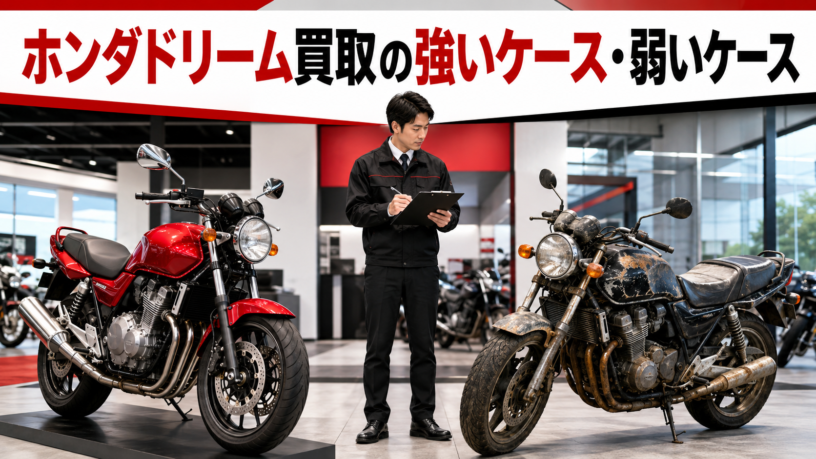 ホンダドリーム買取の強いケース・弱いケース