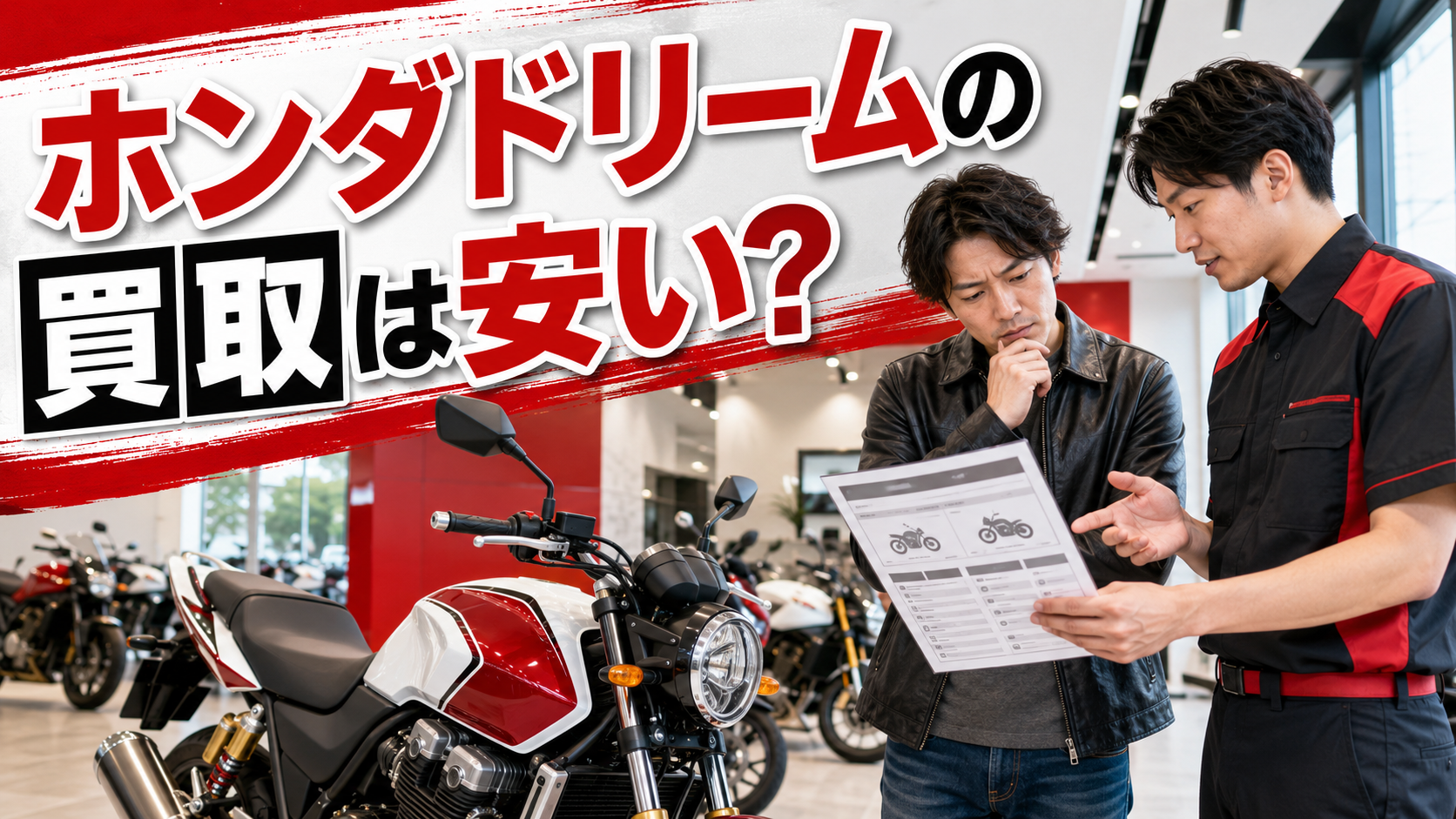 ホンダドリームの買取は安い?