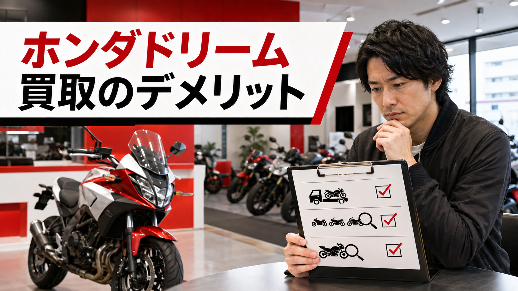 ホンダドリーム買取のデメリット
