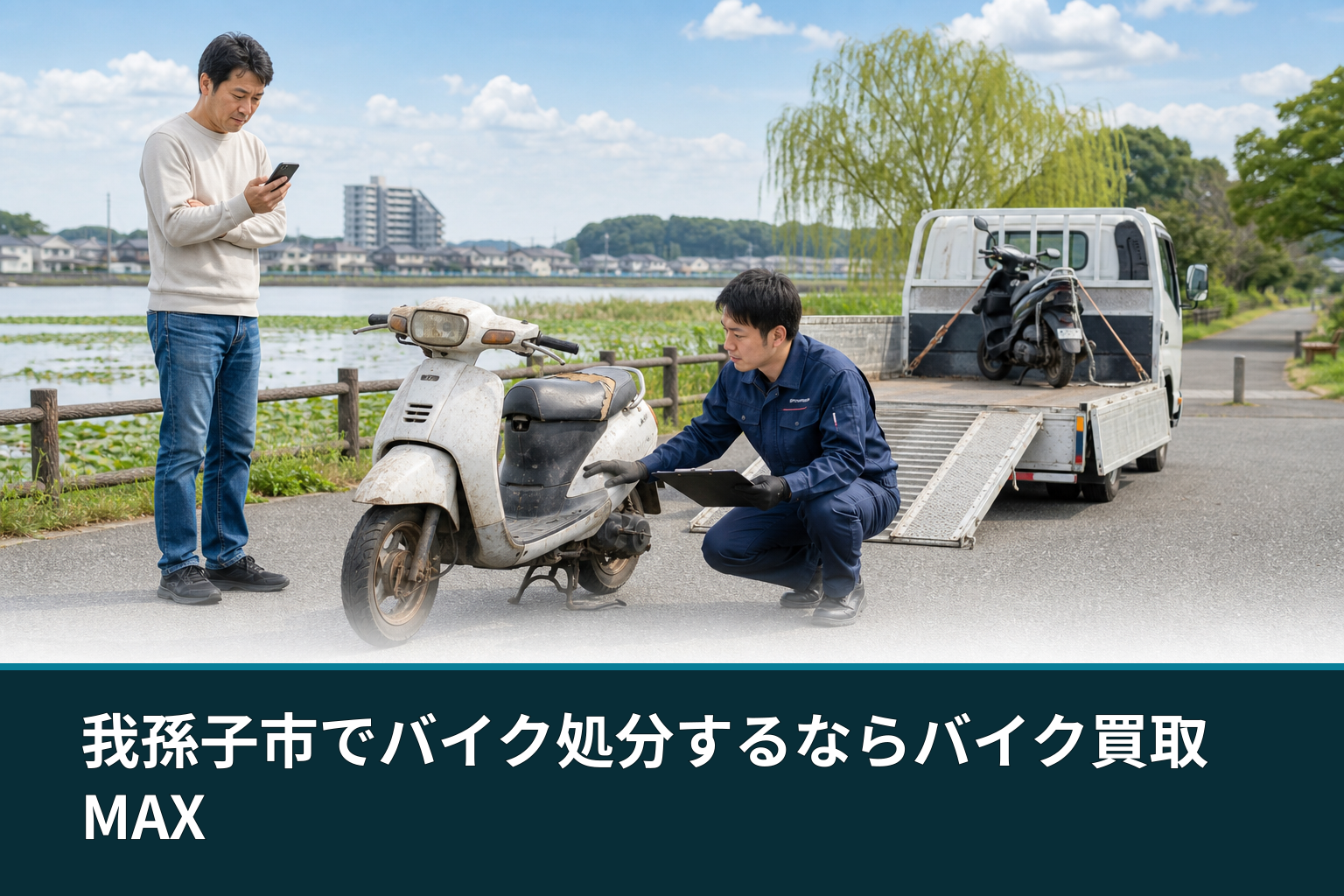 我孫子市でバイク処分するならバイク買取MAX