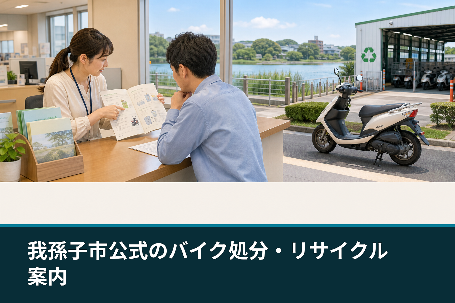 我孫子市公式のバイク処分・リサイクル案内