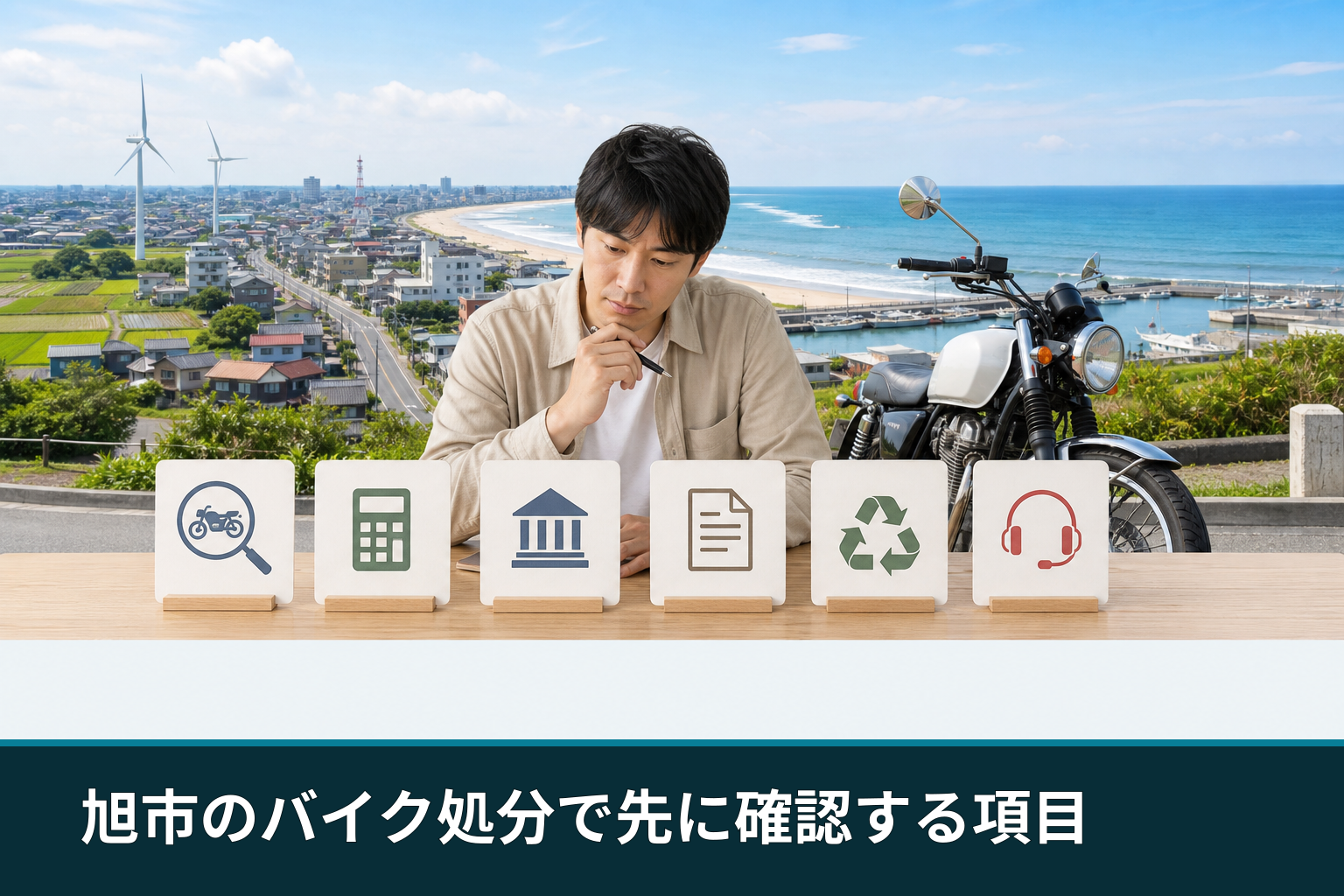 旭市のバイク処分で先に確認する項目