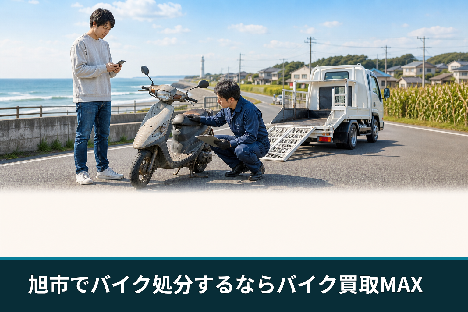 旭市でバイク処分するならバイク買取MAX