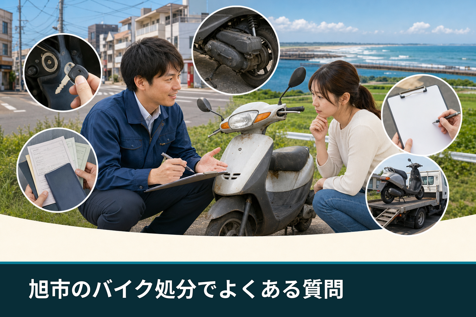 旭市のバイク処分でよくある質問