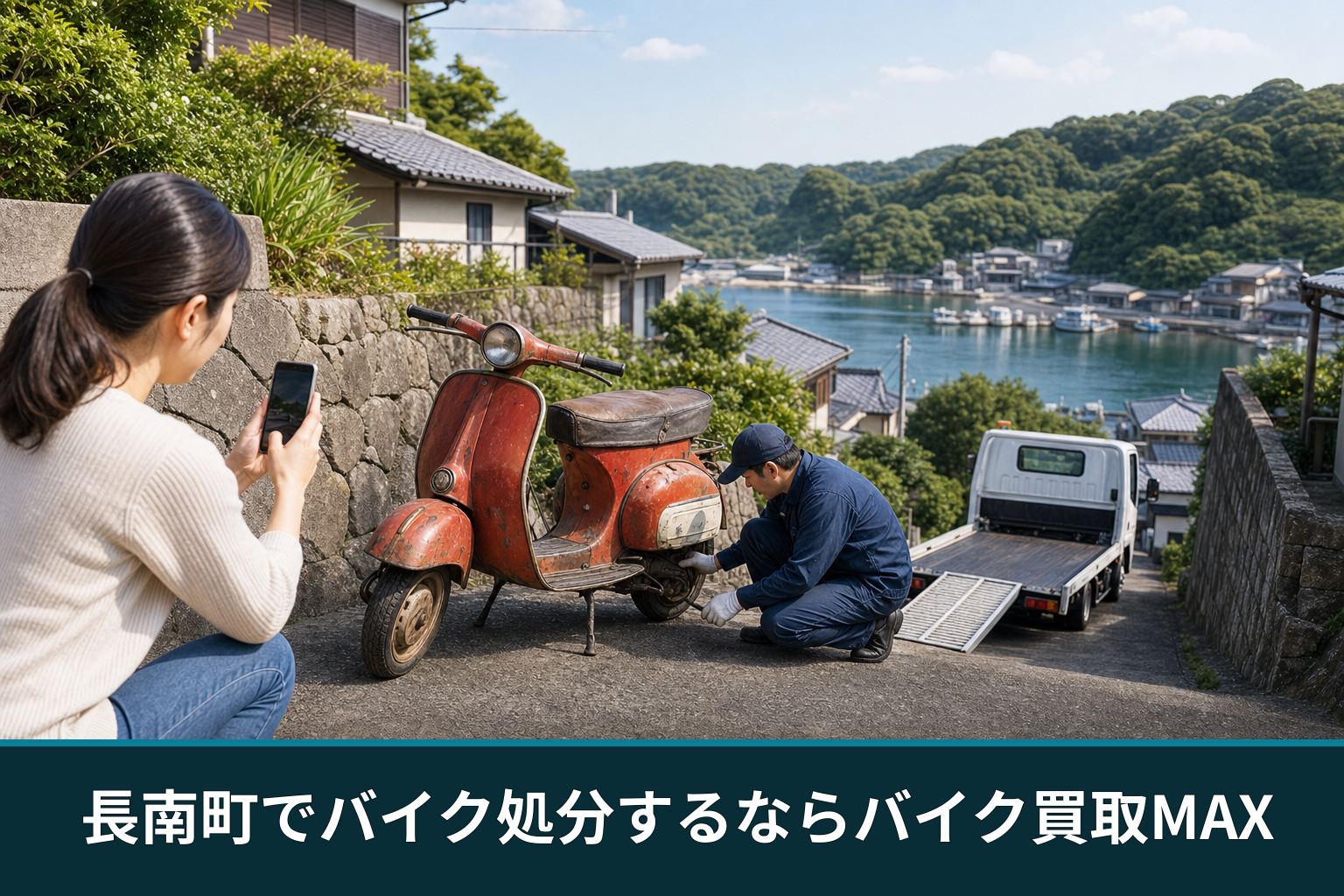 長南町でバイク処分するならバイク買取MAX