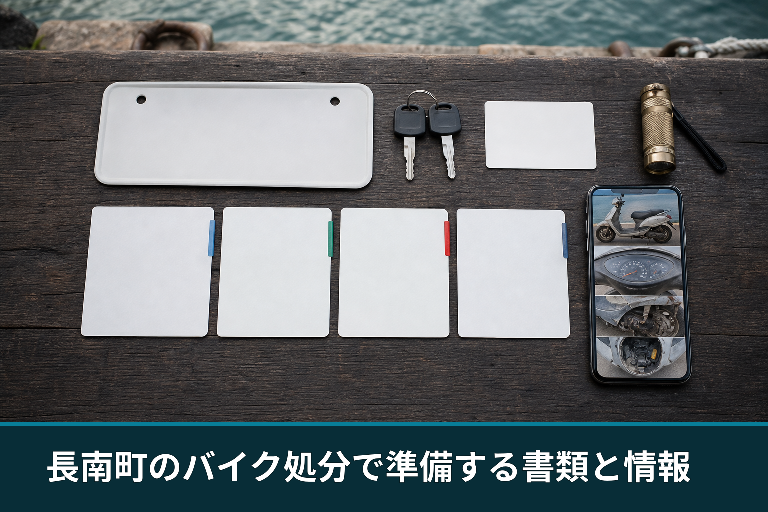 長南町のバイク処分で準備する書類と情報