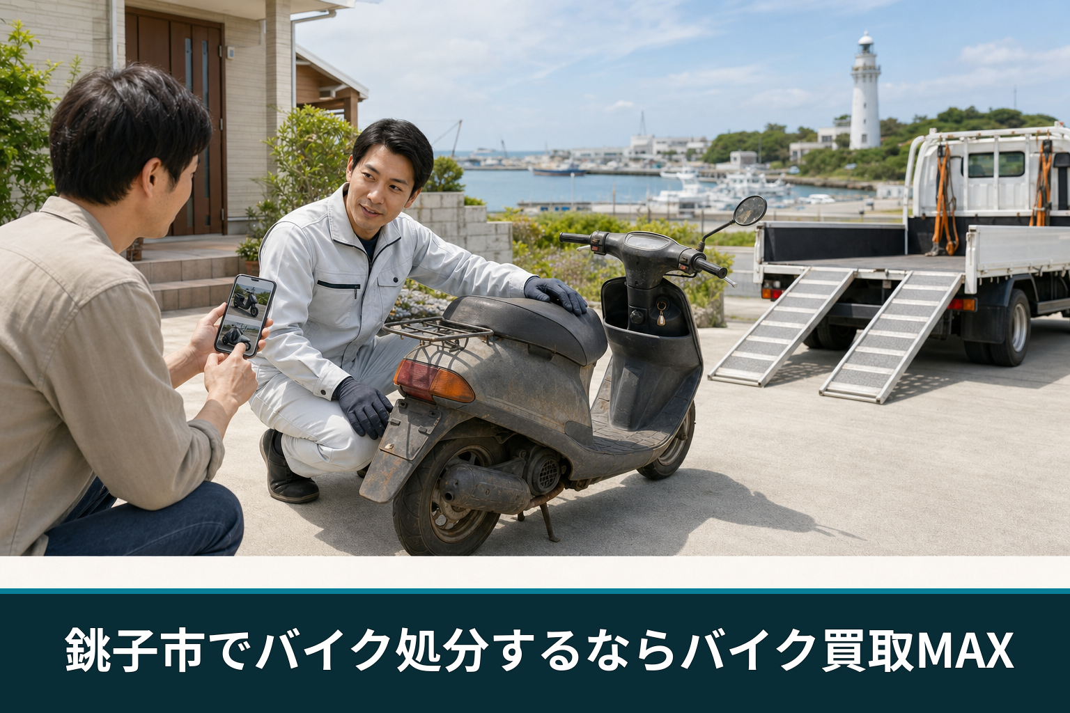 銚子市でバイク処分するならバイク買取MAX