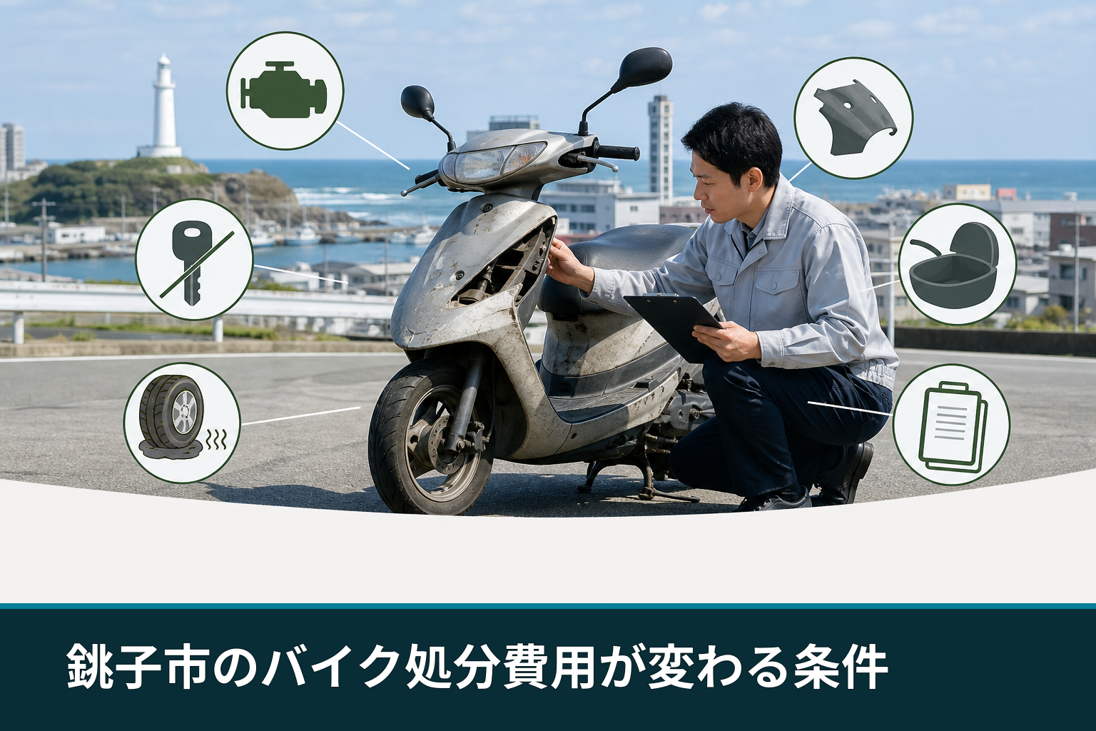 銚子市のバイク処分費用が変わる条件