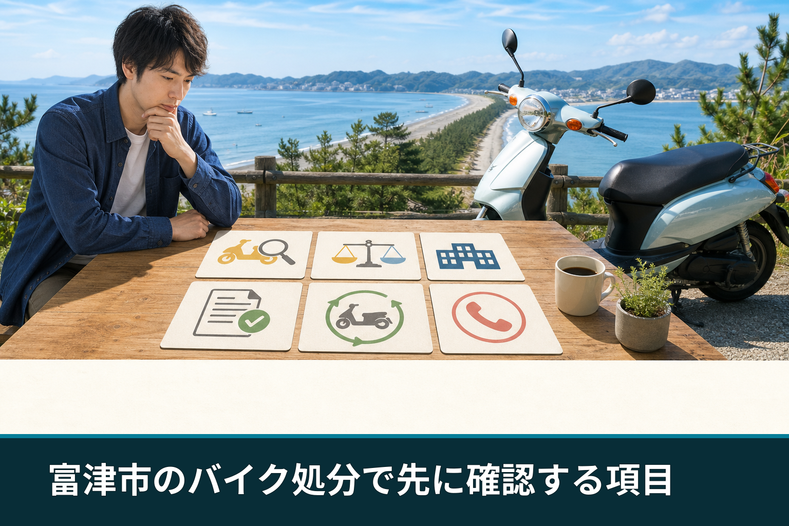 富津市のバイク処分で先に確認する項目