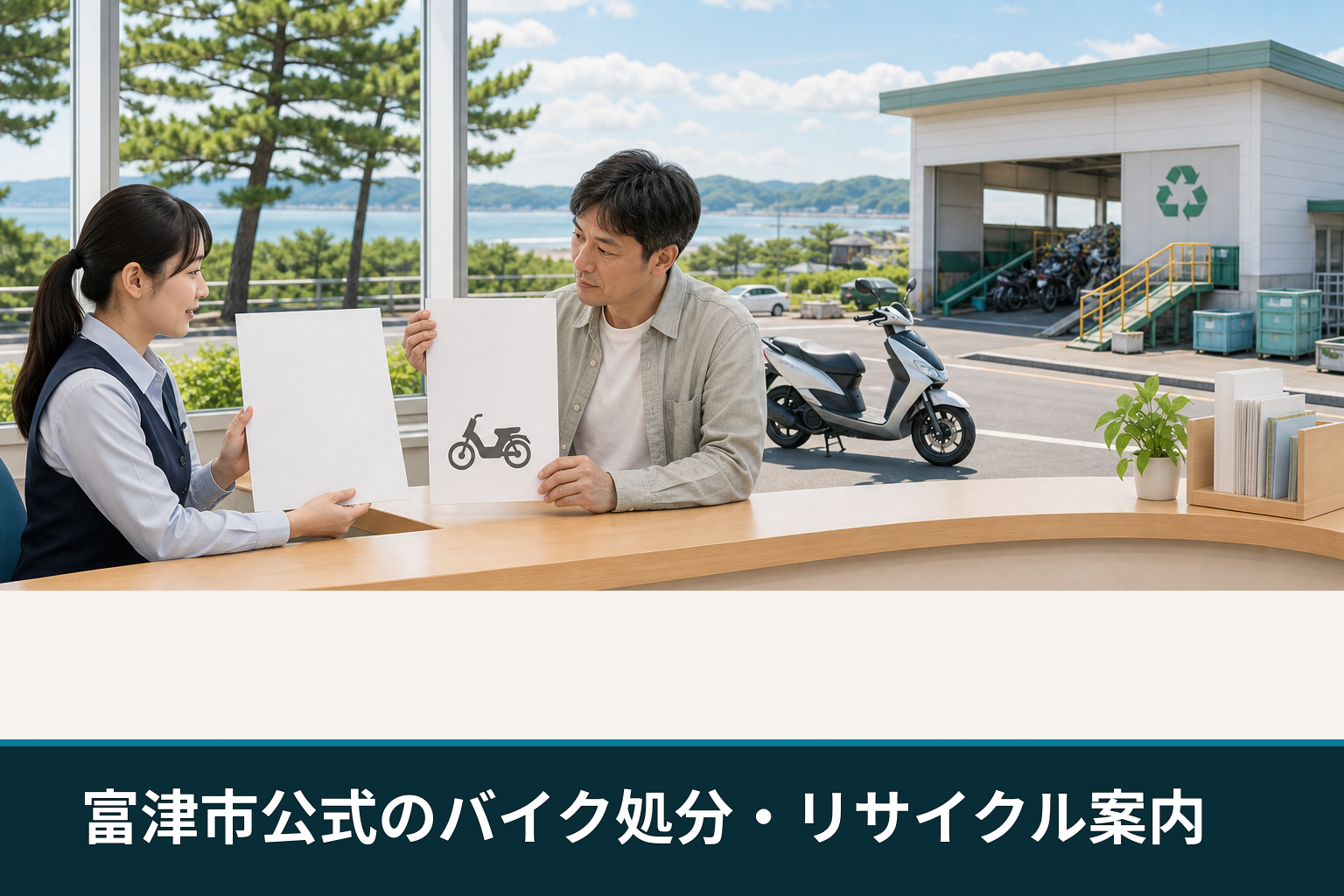 富津市公式のバイク処分・リサイクル案内