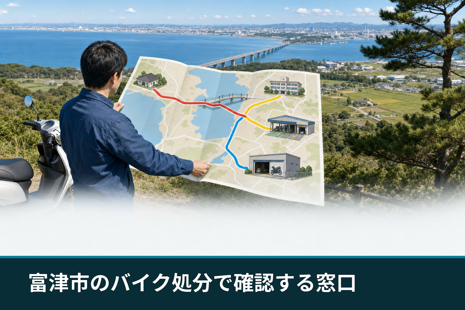 富津市のバイク処分で確認する窓口