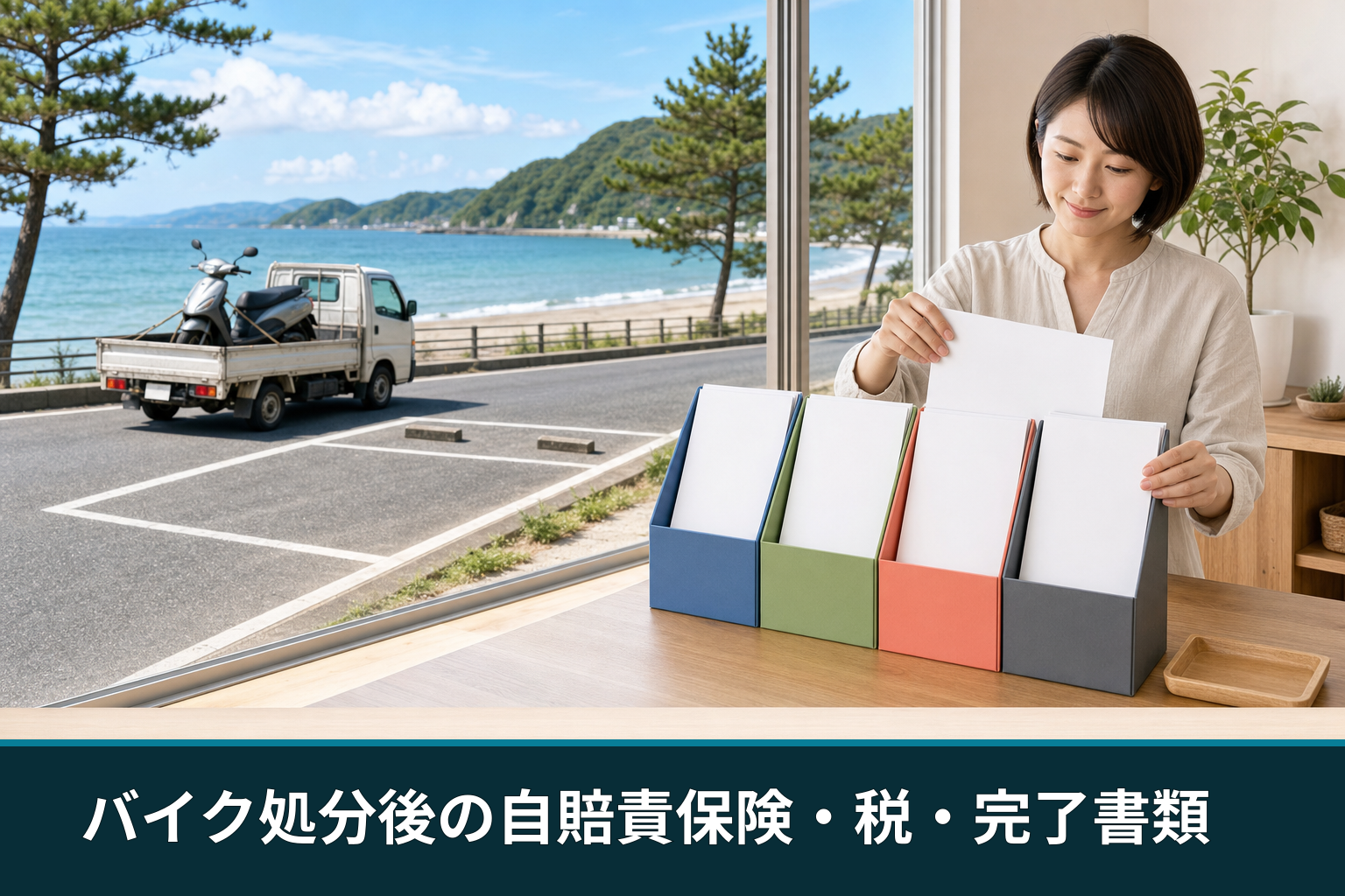 バイク処分後の自賠責保険・税・完了書類