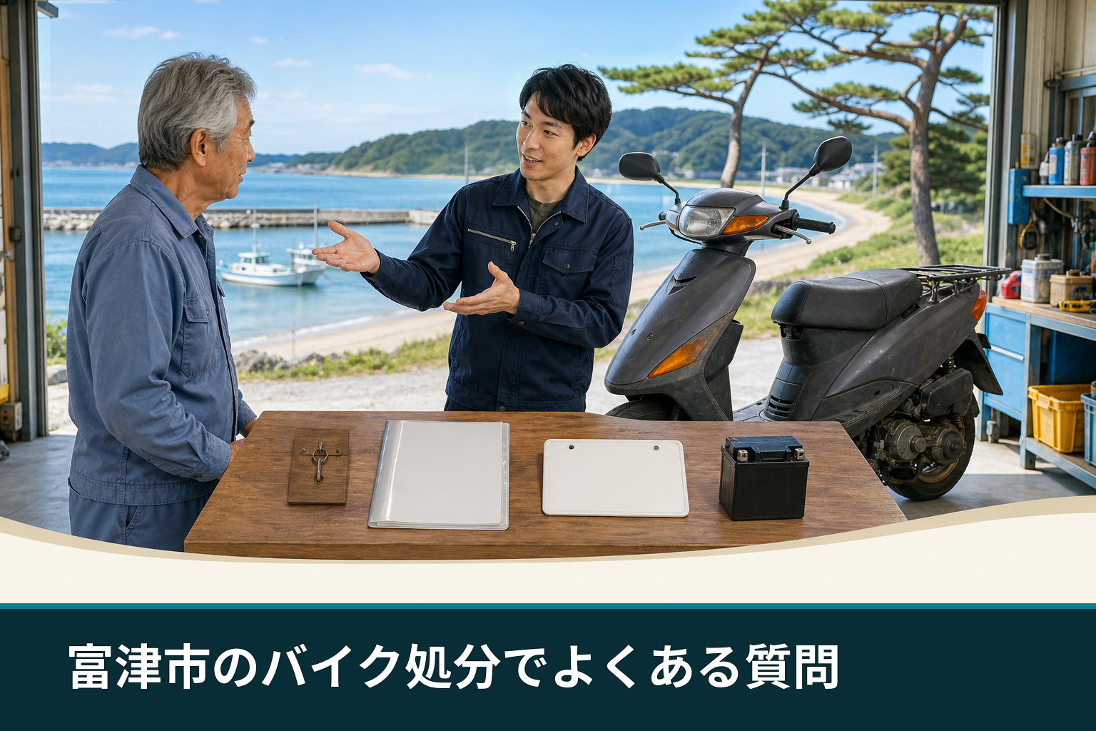 富津市のバイク処分でよくある質問