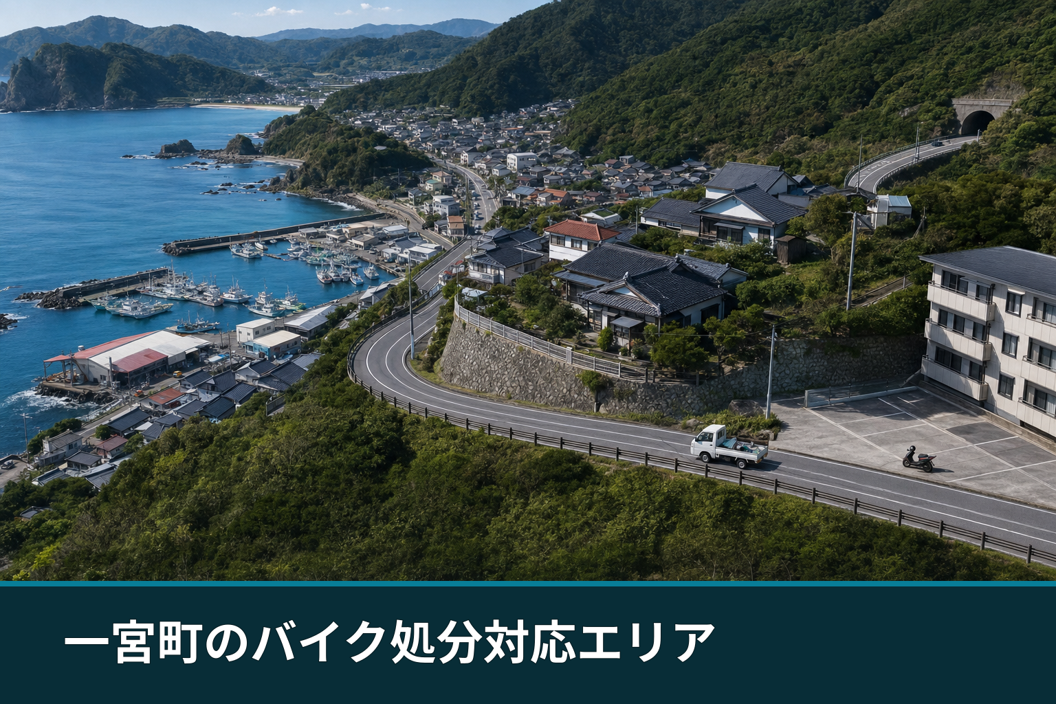 一宮町のバイク処分対応エリア