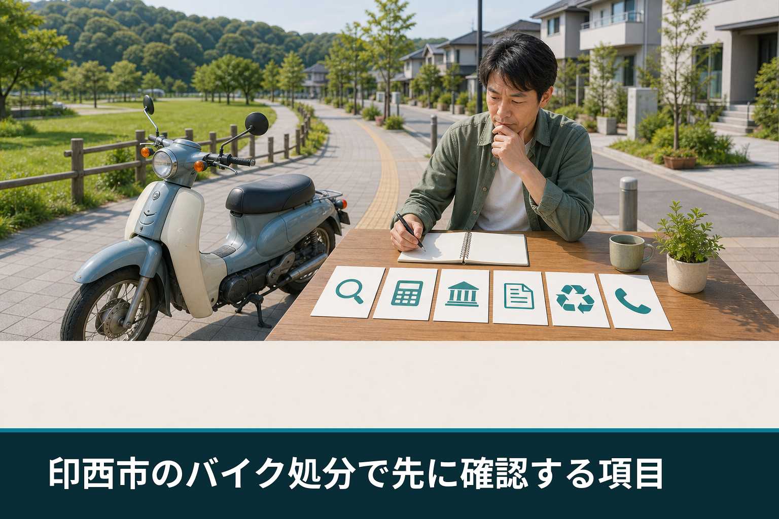 印西市のバイク処分で先に確認する項目