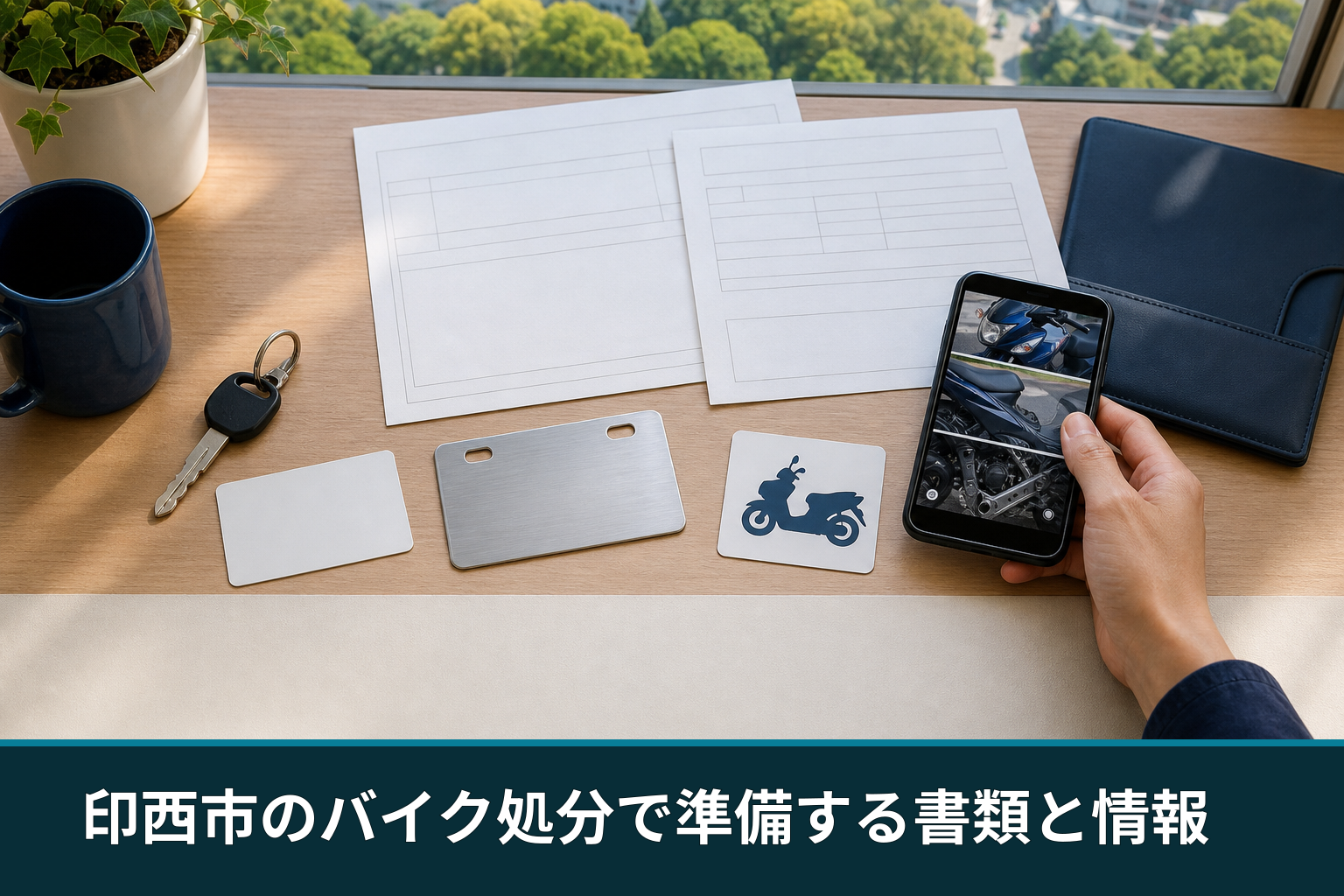印西市のバイク処分で準備する書類と情報