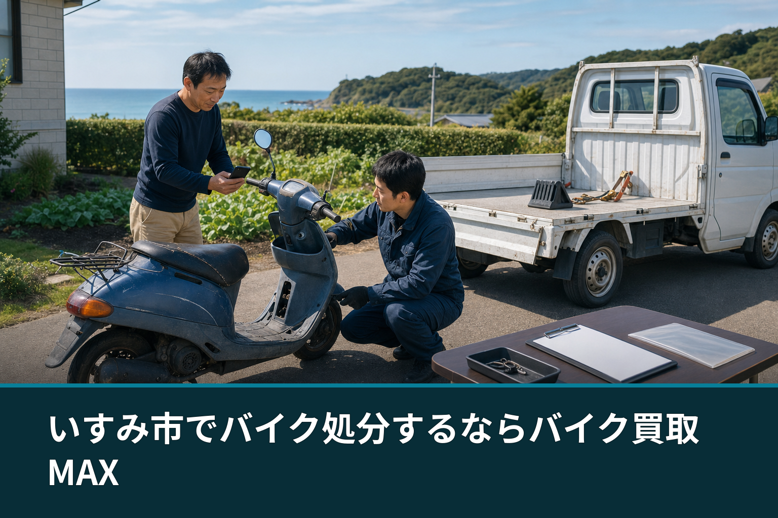 いすみ市でバイク処分するならバイク買取MAX