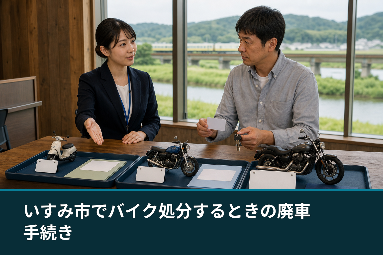 いすみ市でバイク処分するときの廃車手続き