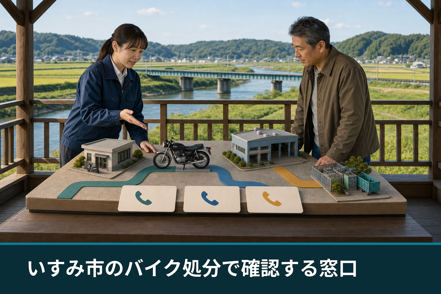 いすみ市のバイク処分で確認する窓口