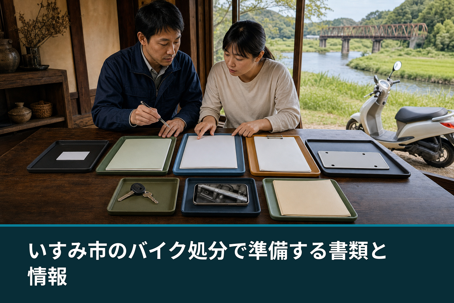 いすみ市のバイク処分で準備する書類と情報