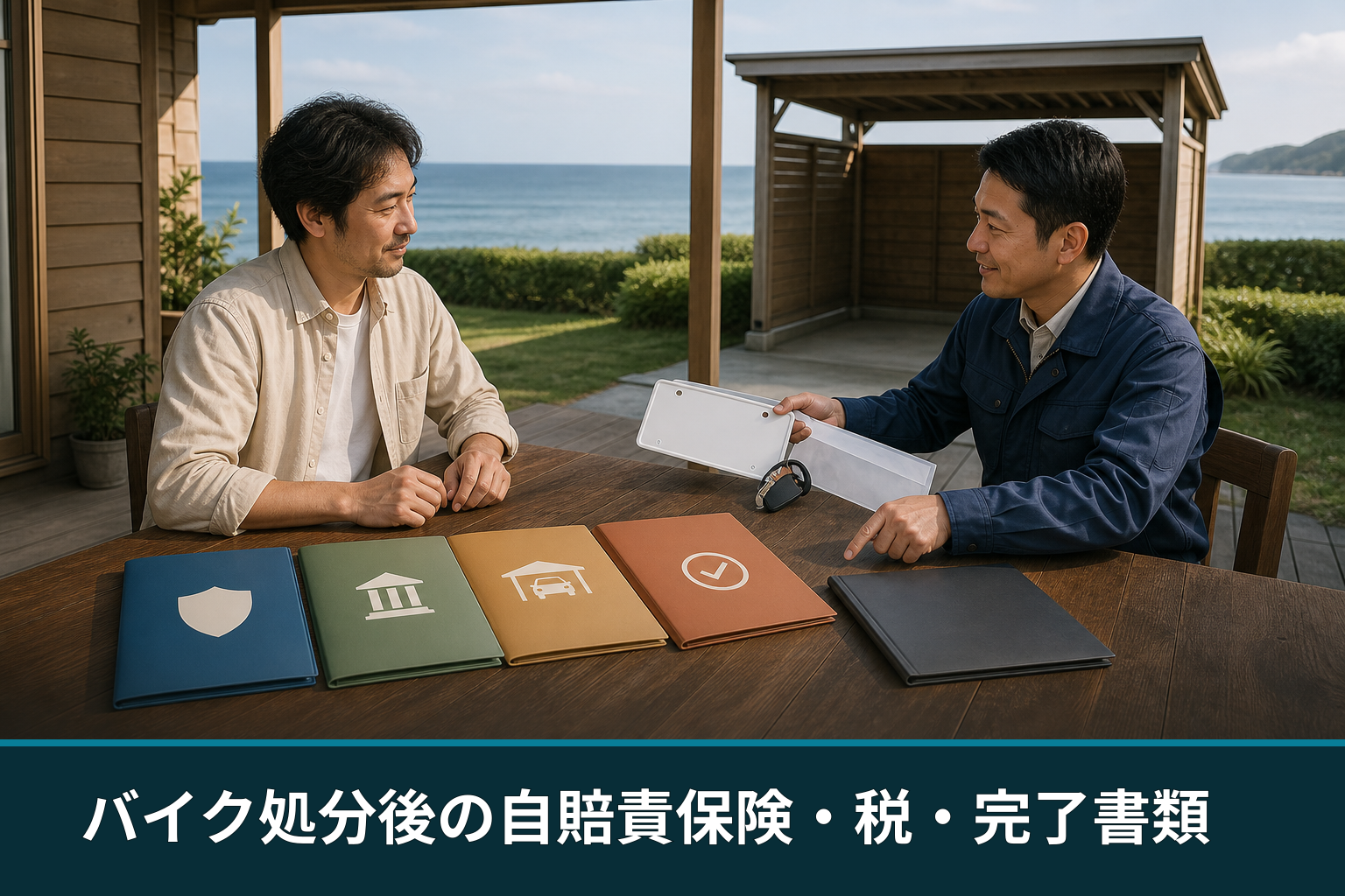 バイク処分後の自賠責保険・税・完了書類