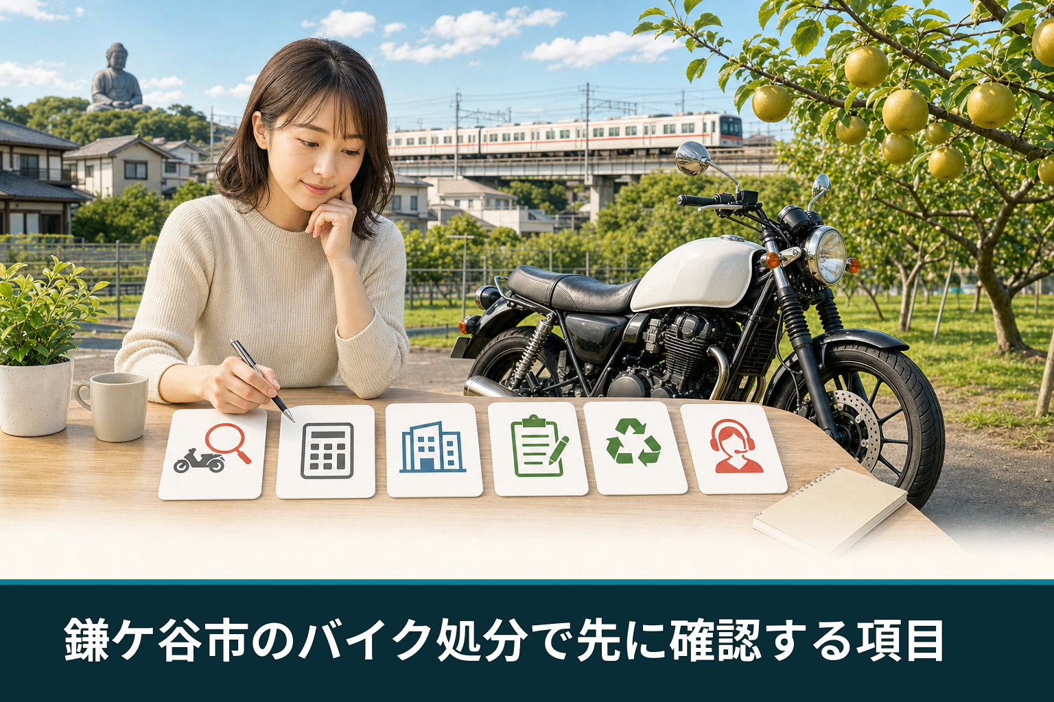 鎌ケ谷市のバイク処分で先に確認する項目