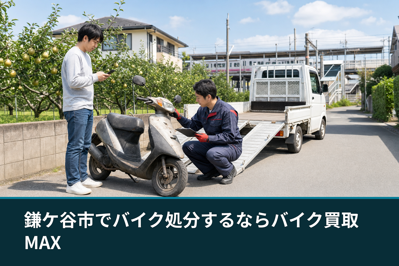 鎌ケ谷市でバイク処分するならバイク買取MAX