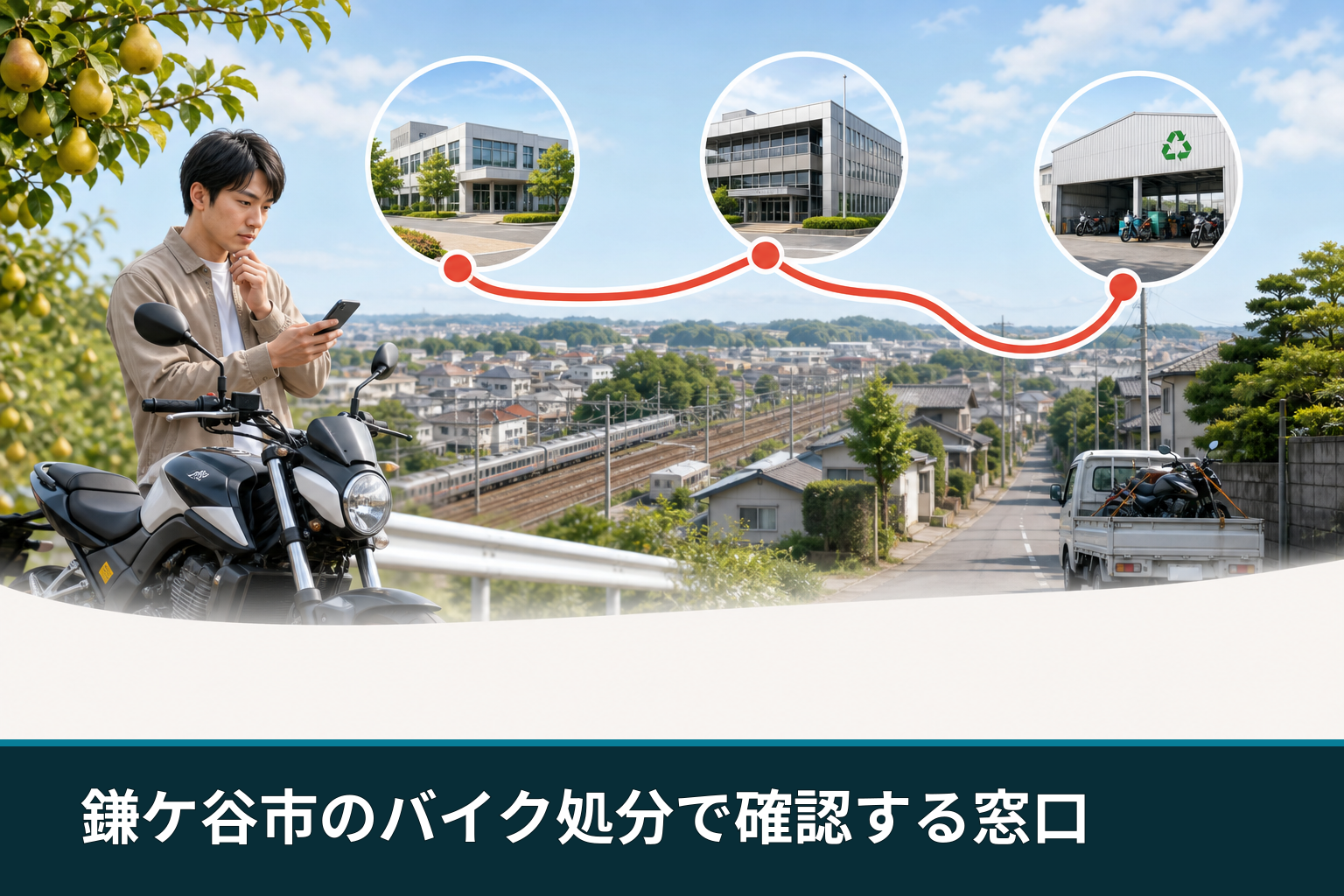 鎌ケ谷市のバイク処分で確認する窓口