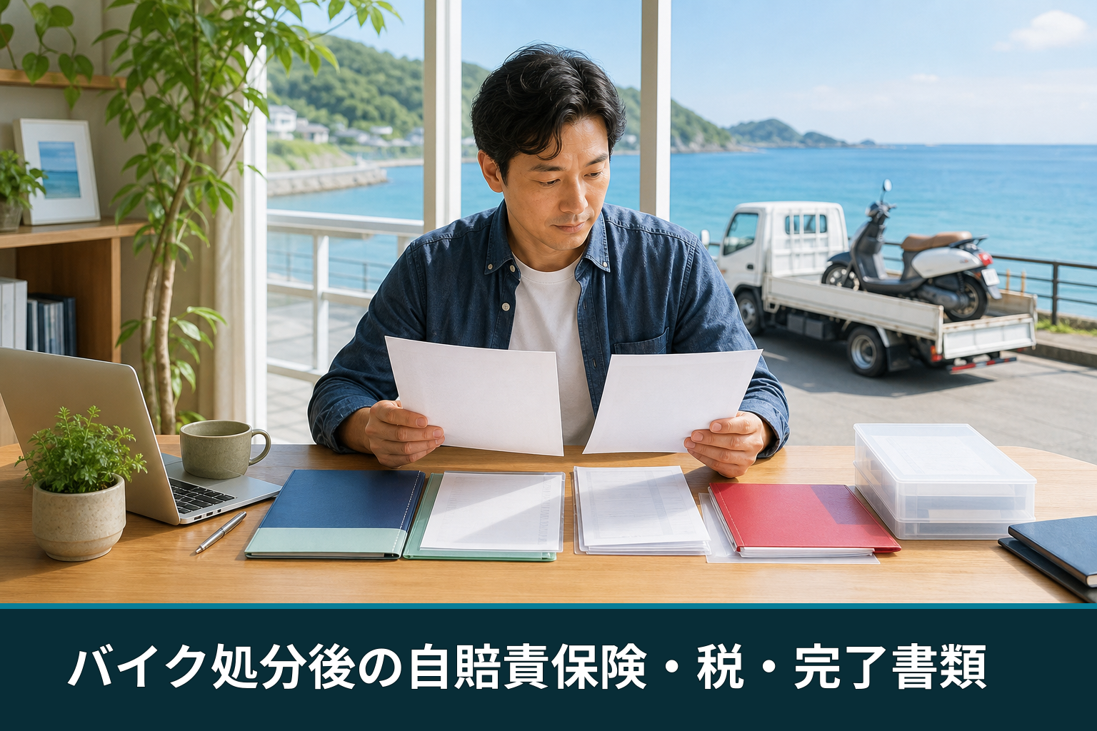 バイク処分後の自賠責保険・税・完了書類