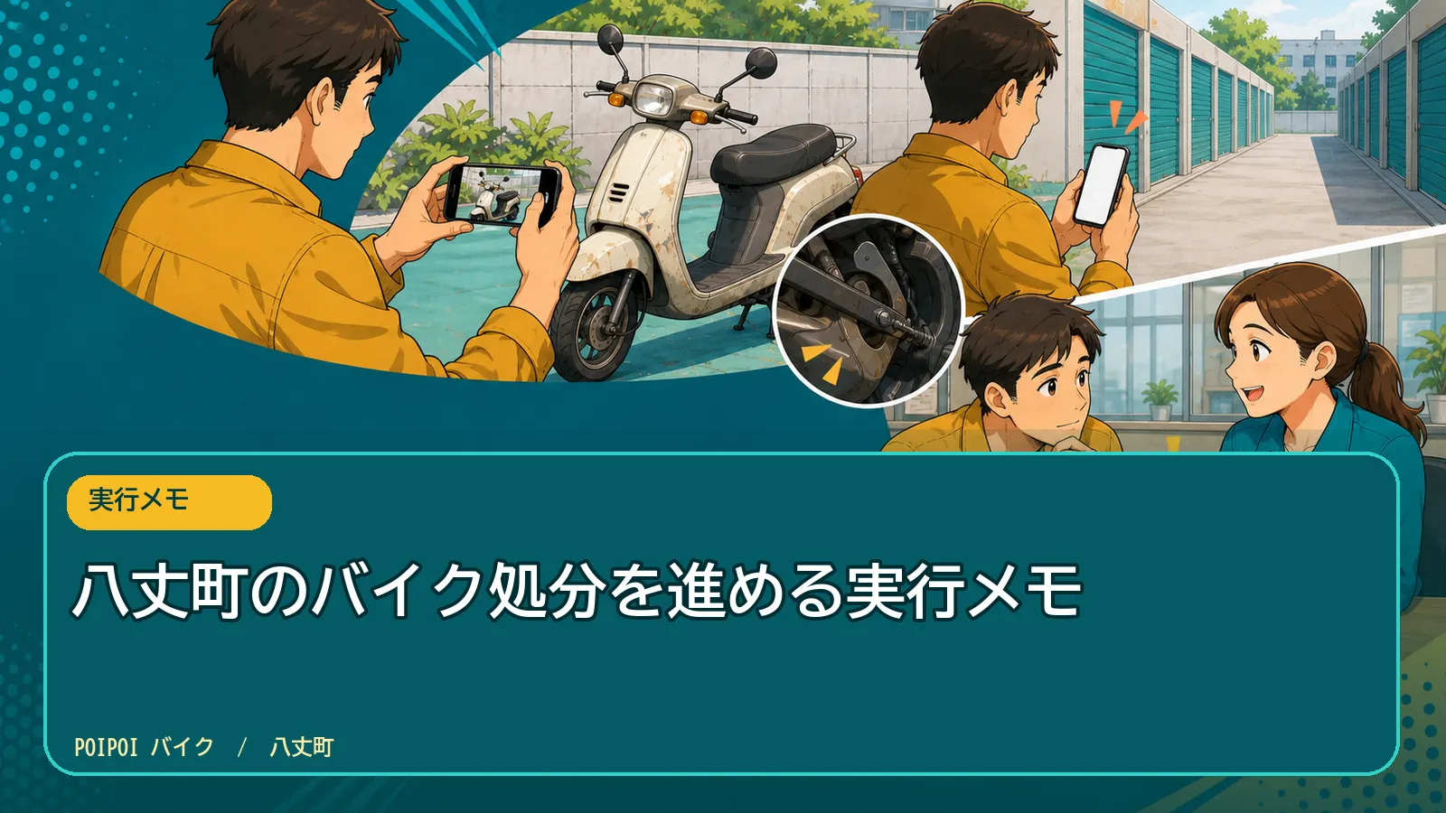 八丈町のバイク処分を進める実行メモ