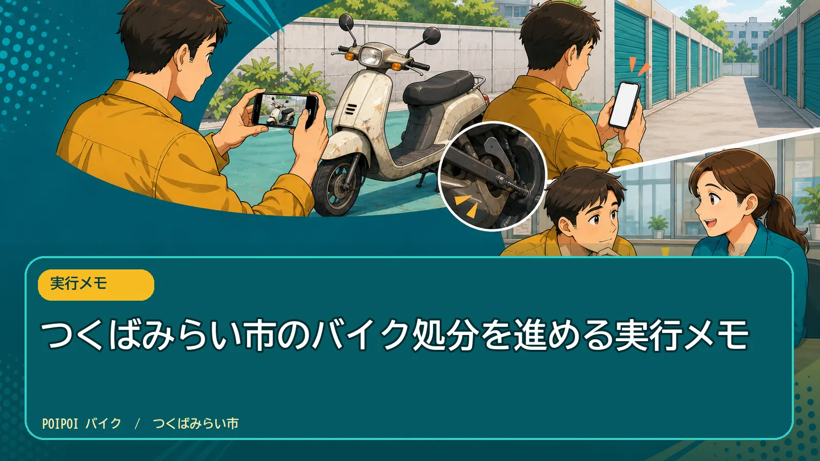 つくばみらい市のバイク処分を進める実行メモ